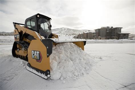 skid steer for snow remova|skid steer tracks for snow.